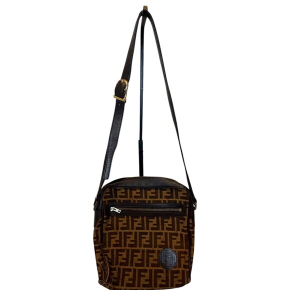 Fendi Camera Zucca crossbody bag and Pequin coated canvas bifold wallet - Picture 7 of 16